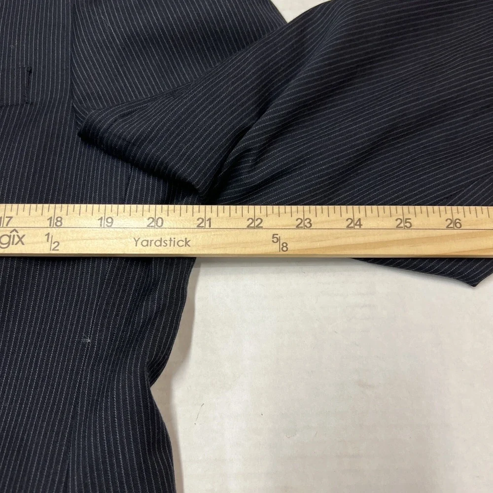 Joe‎ Joseph Abboud Blazer Mens 42L 100% Wool Blue Pin Stripe Jacket Sport Coat